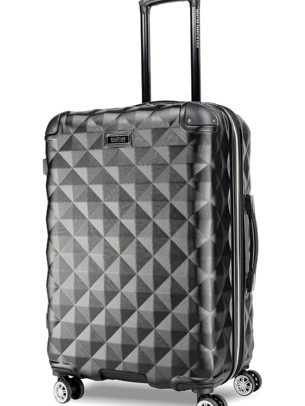 Kenneth Cole Reaction Black Textured Hardside Spinner Luggage
